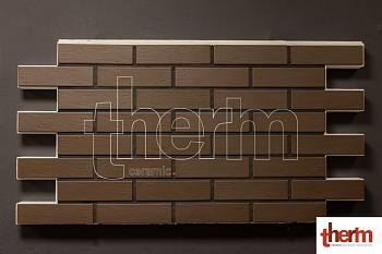 Фасадная клинкерная термопанель THERM ceramic - Natural Brown duro